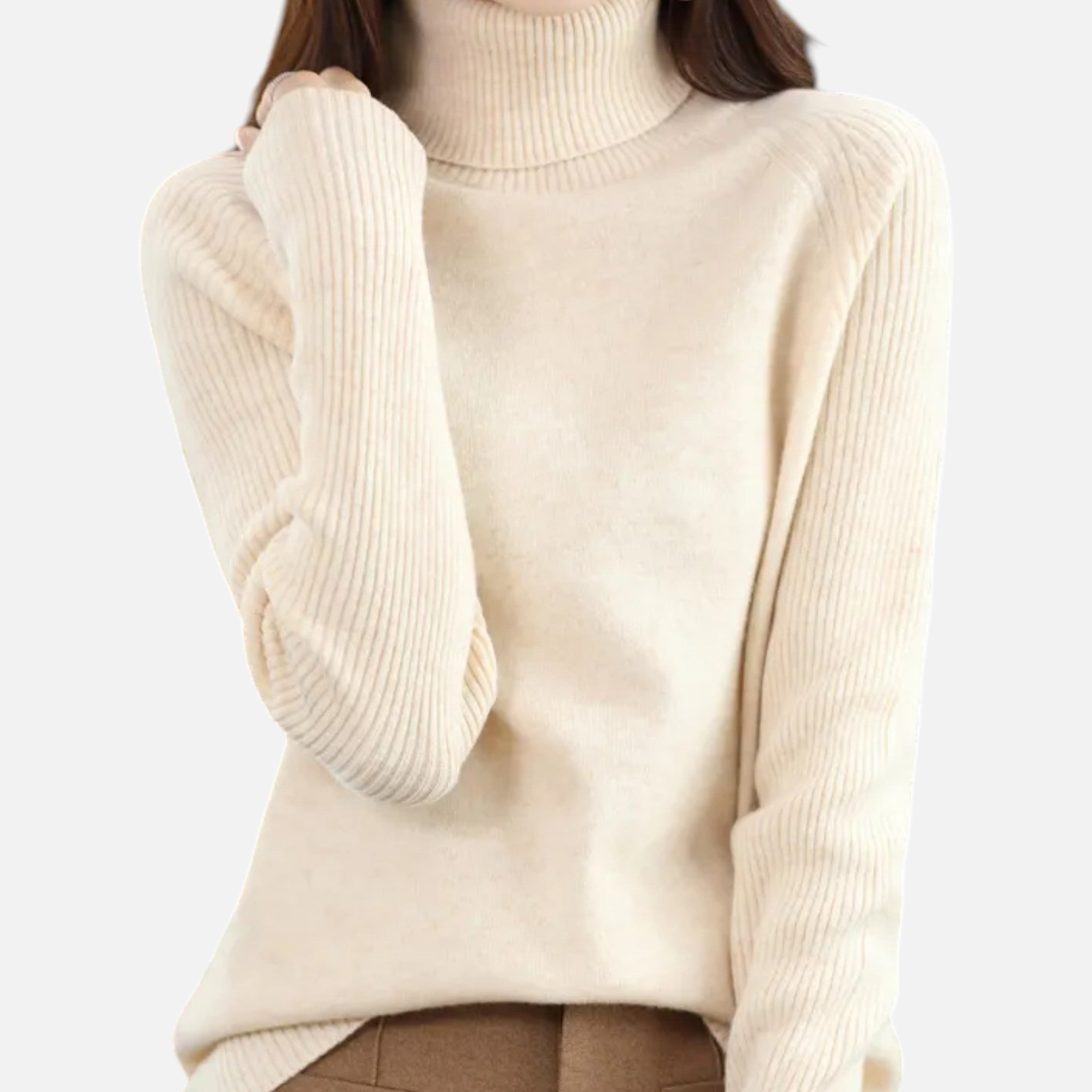 Orvelle Club | Women’s Turtleneck Sweater Raglan Sleeve