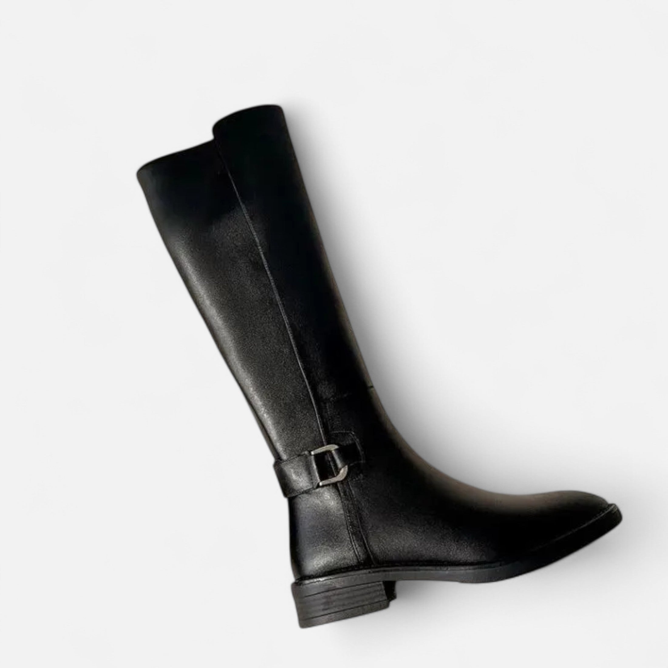 Orvelle Club | Women’s Knee-High Riding Boots Vintage Buckle Elegance