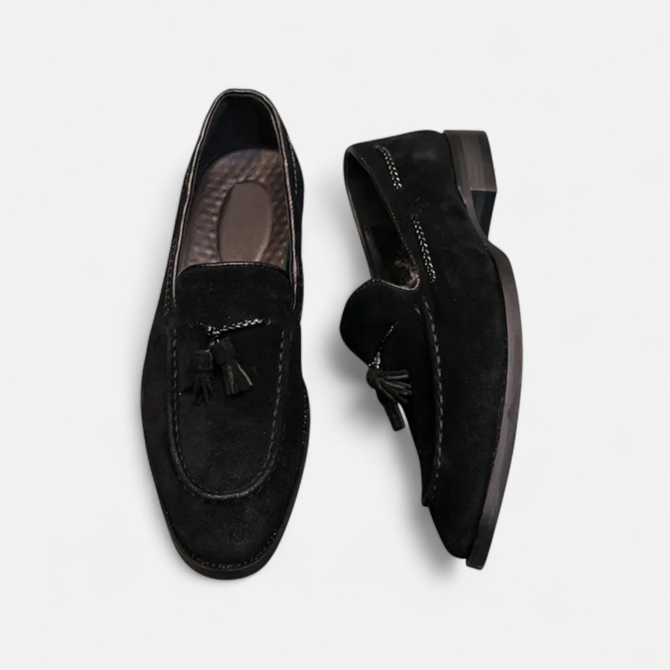 Orvelle Club | Men’s Tassel Loafers Suede Heritage