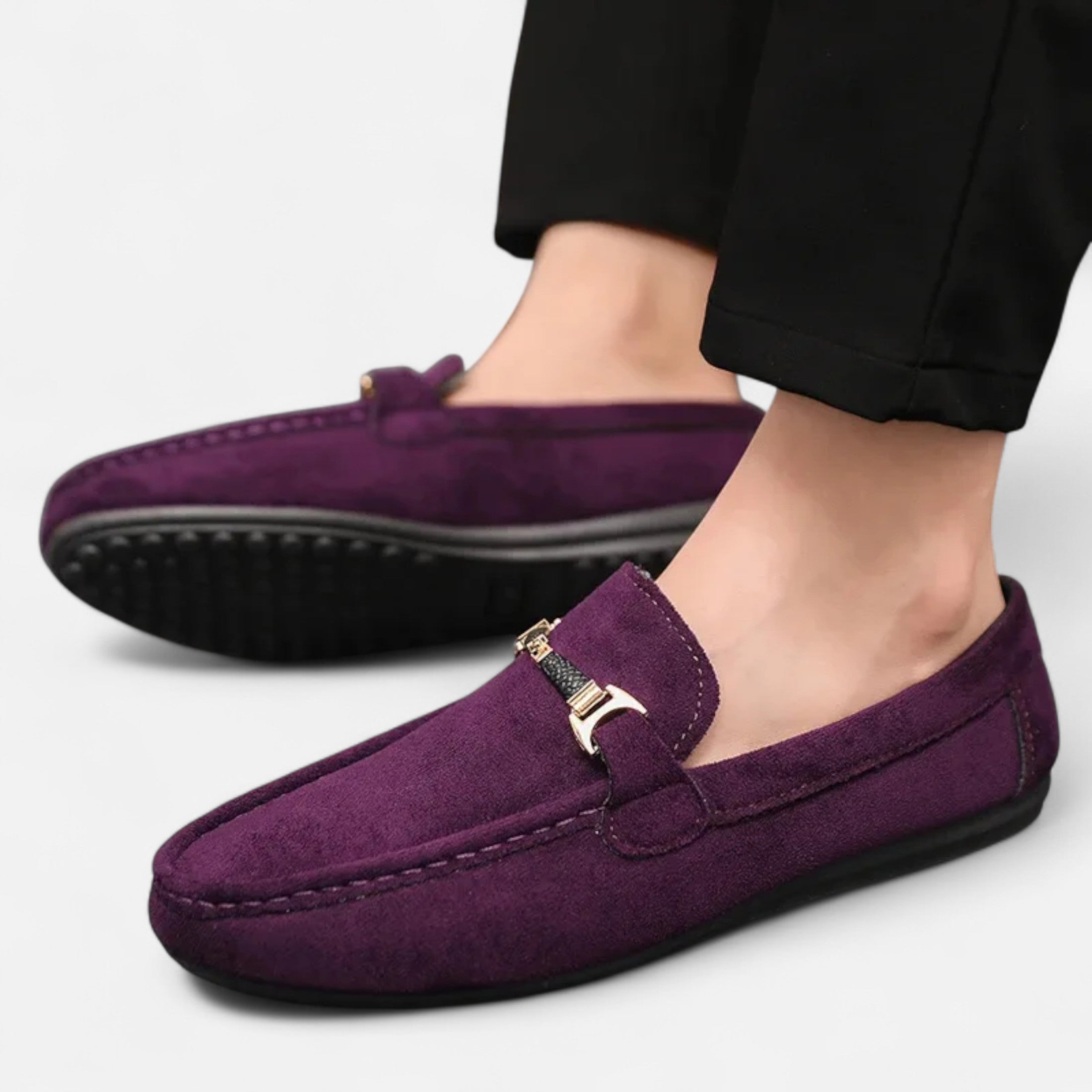 Orvelle Club | Men’s Loafers Elegant Buckle Detail