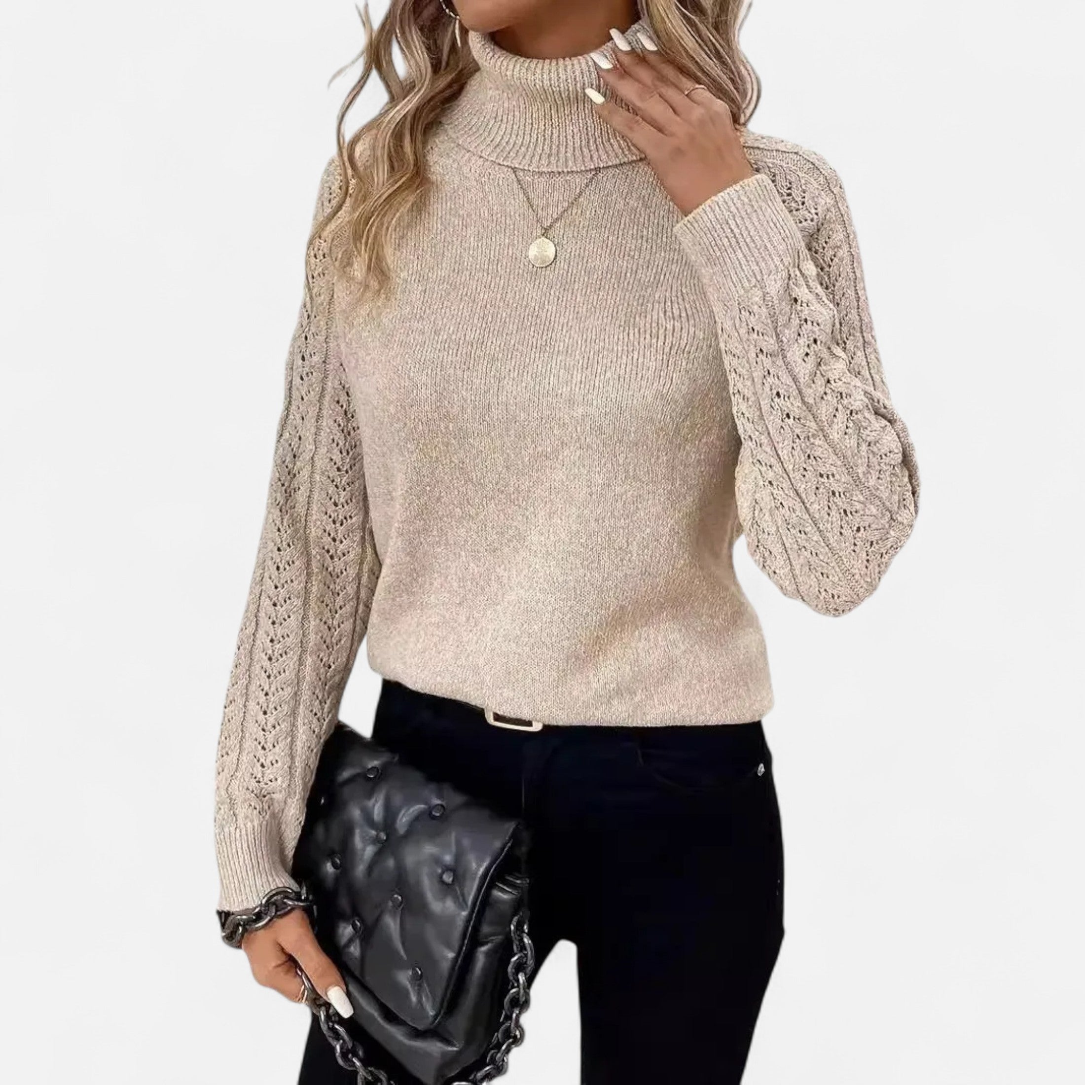 Orvelle Club | Women’s Turtleneck Sweater Refined Classic