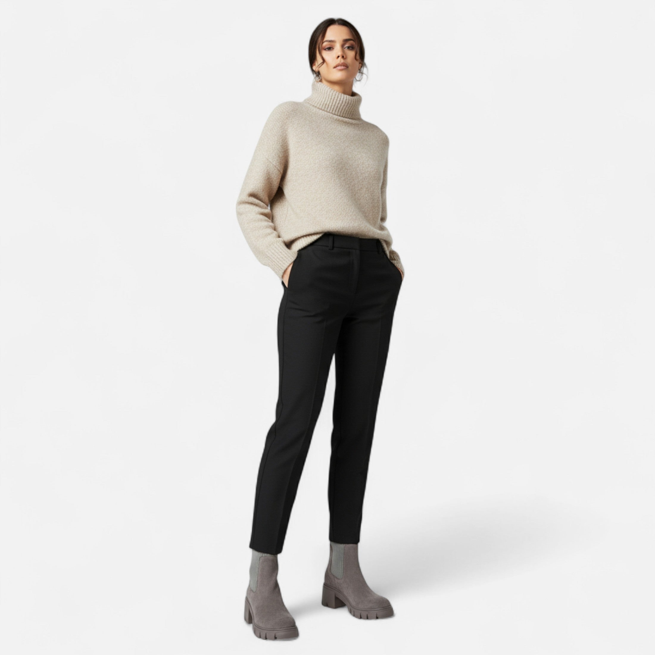 Orvelle Club | Women’s Suede Chelsea Boots Elevated Elegance