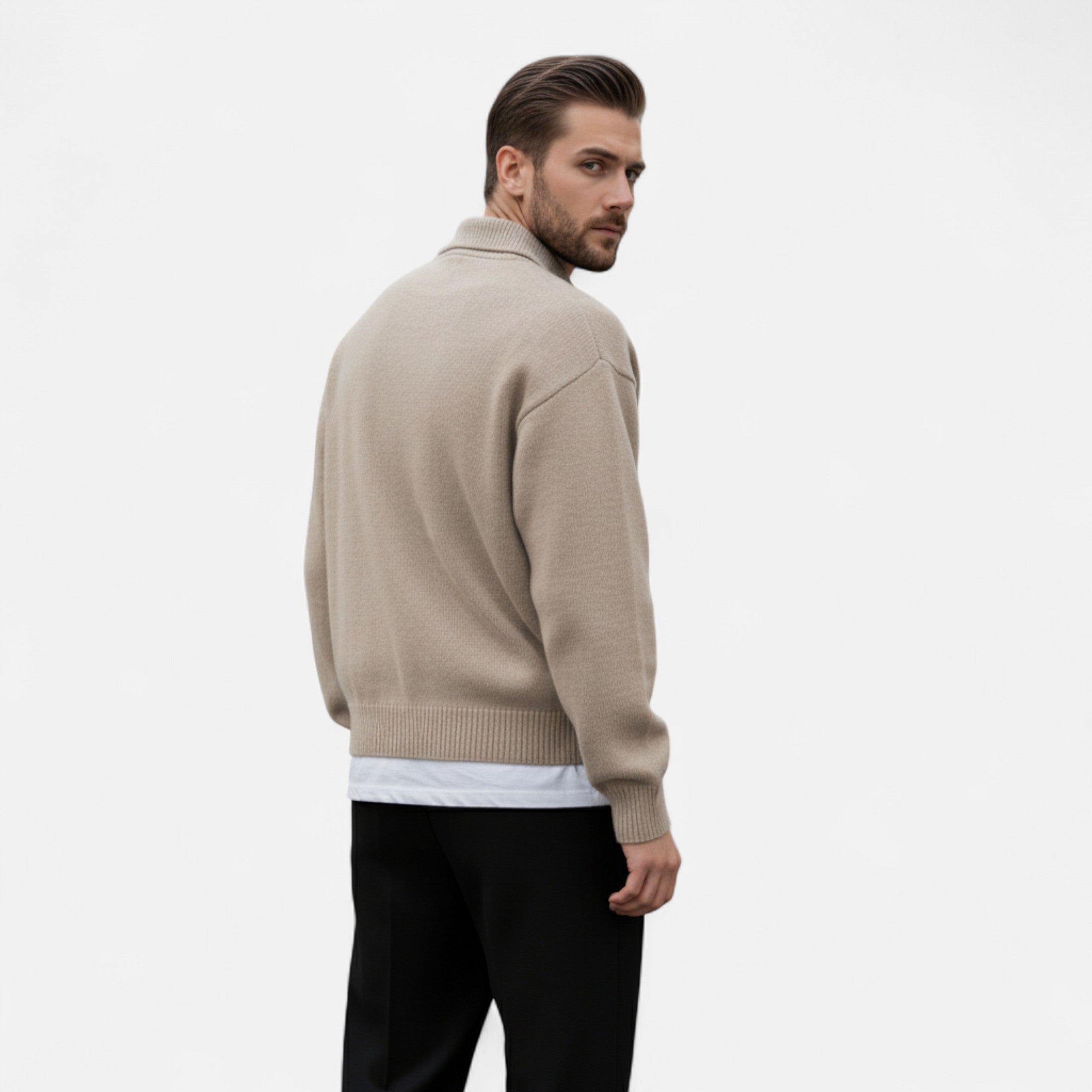 Orvelle Club | Men’s Knit Sweater Lapel Heritage