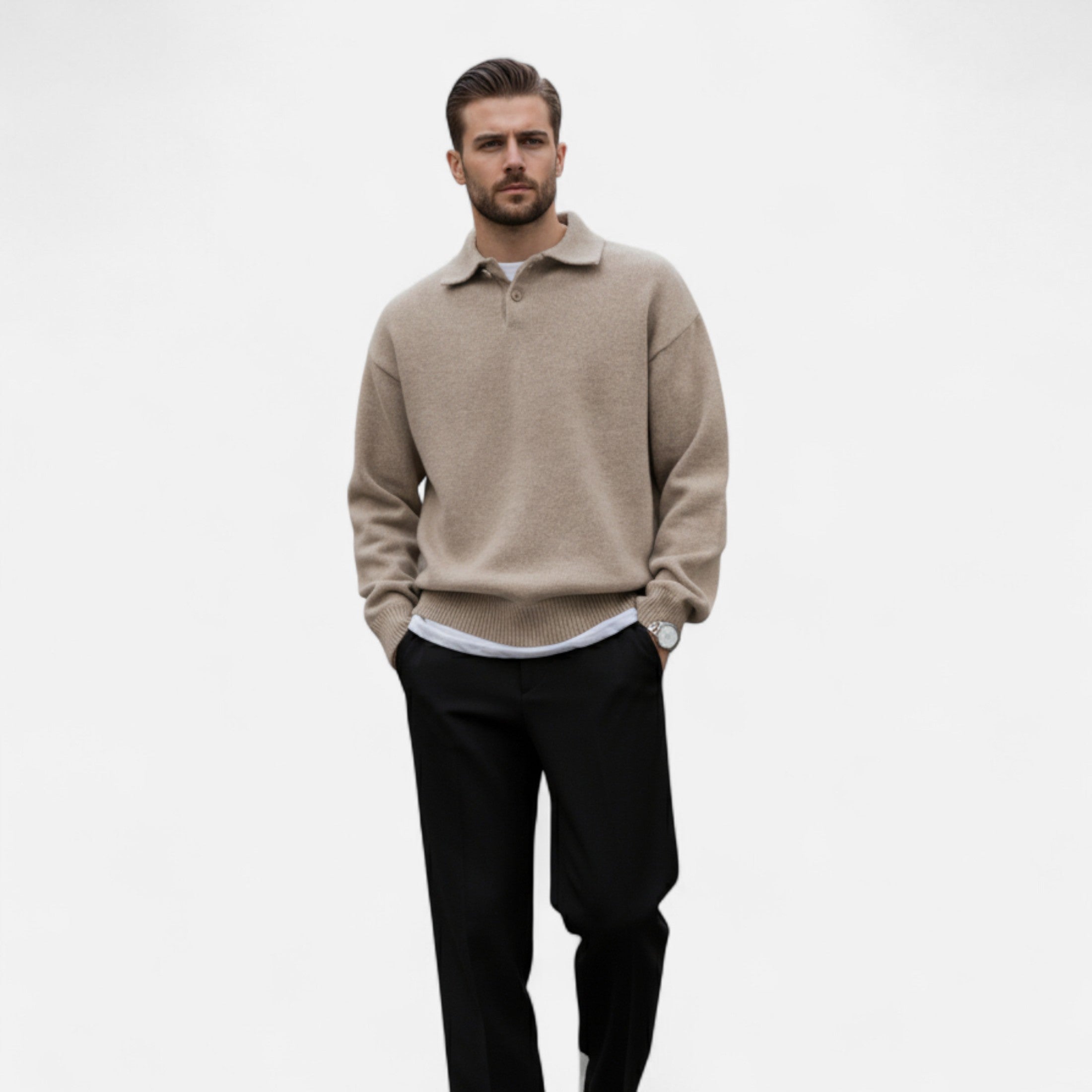 Orvelle Club | Men’s Knit Sweater Lapel Heritage