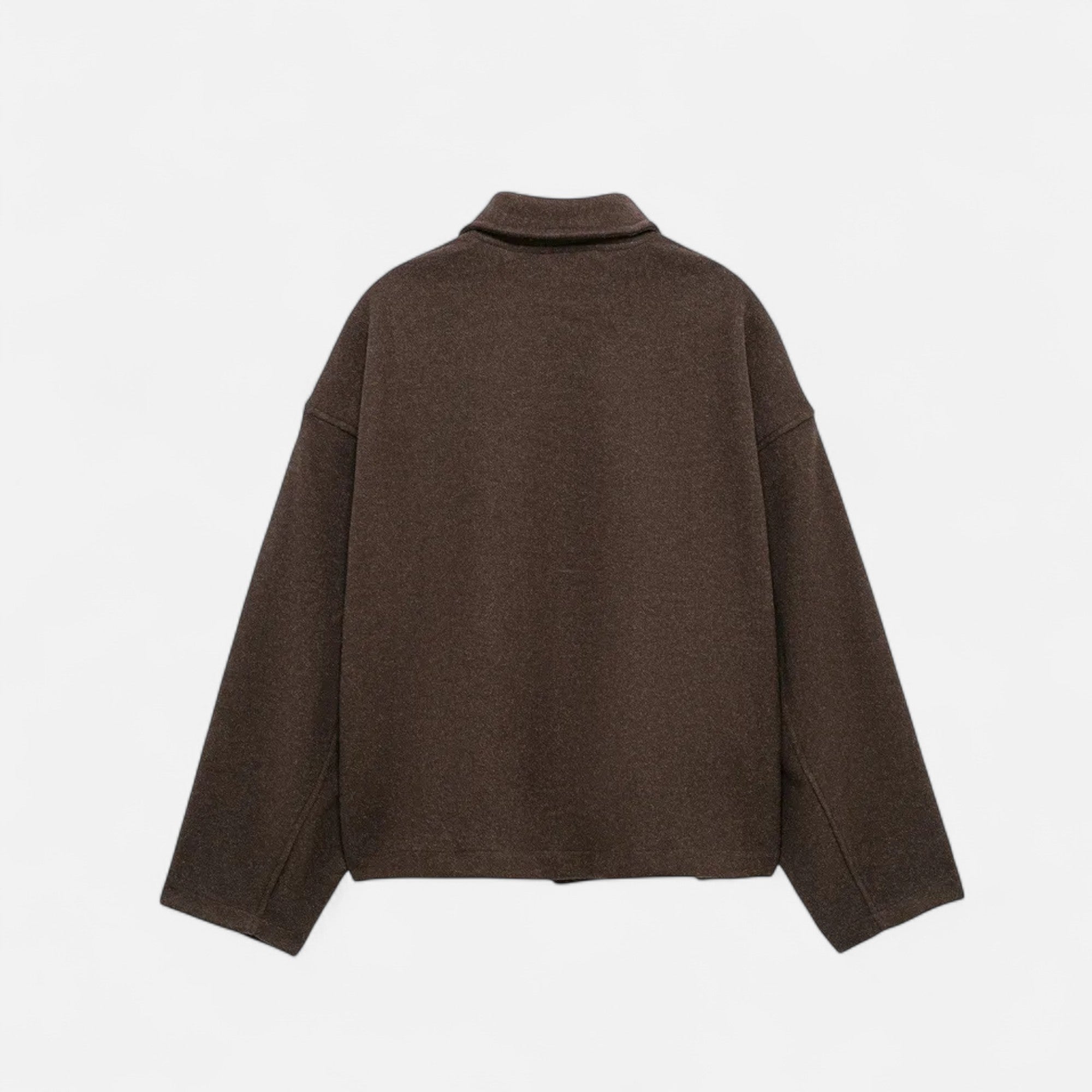 Orvelle Club | Women’s Woolen Lapel Zipper Jacket