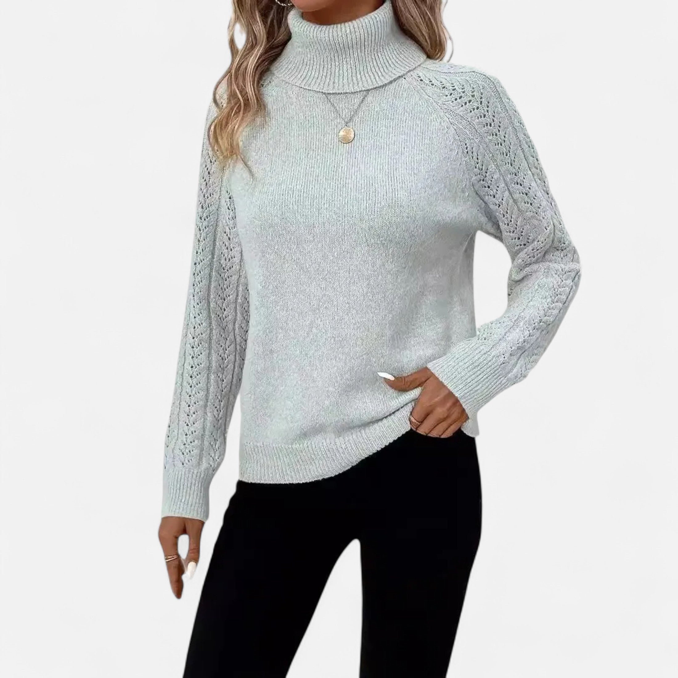 Orvelle Club | Women’s Turtleneck Sweater Refined Classic