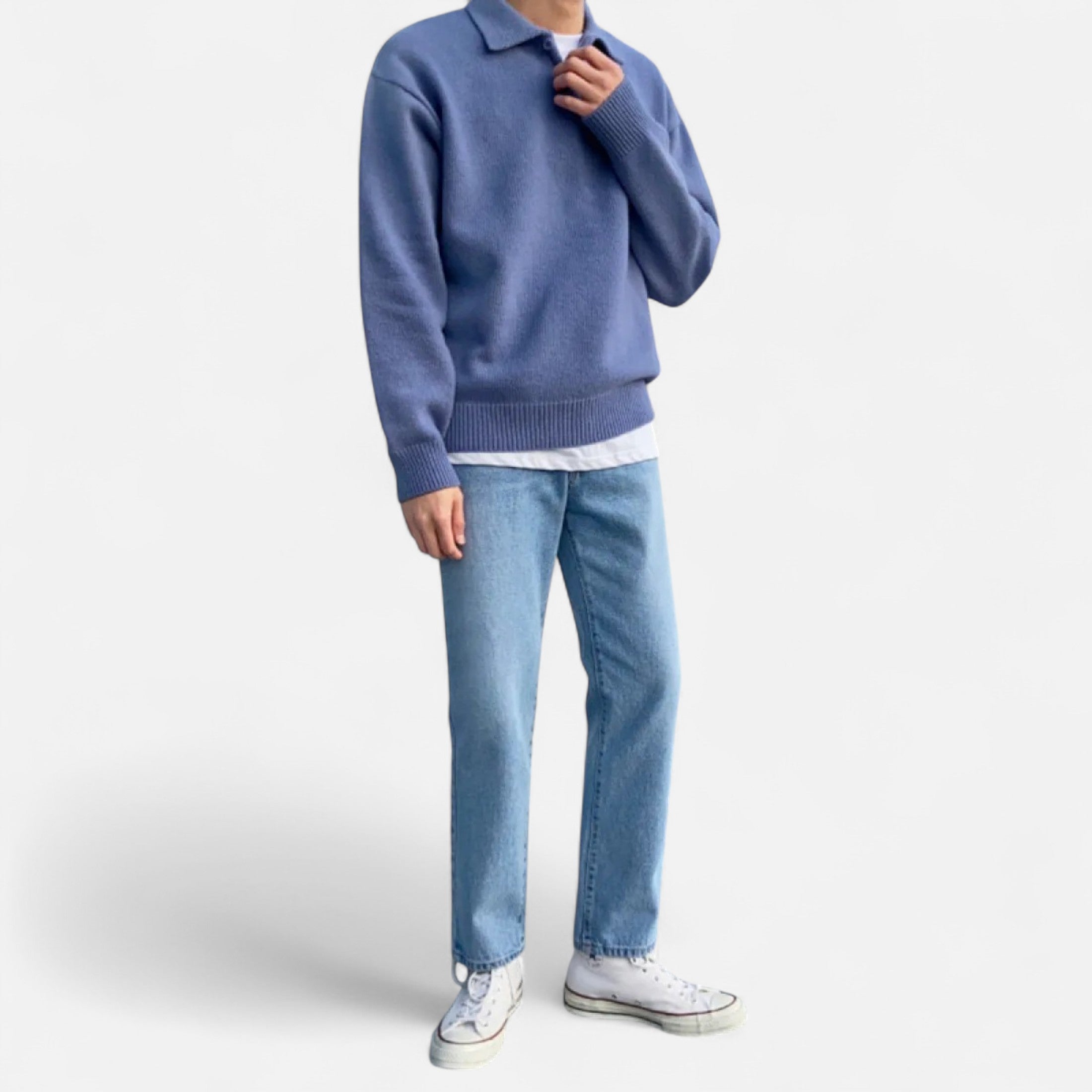 Orvelle Club | Men’s Knit Sweater Lapel Heritage