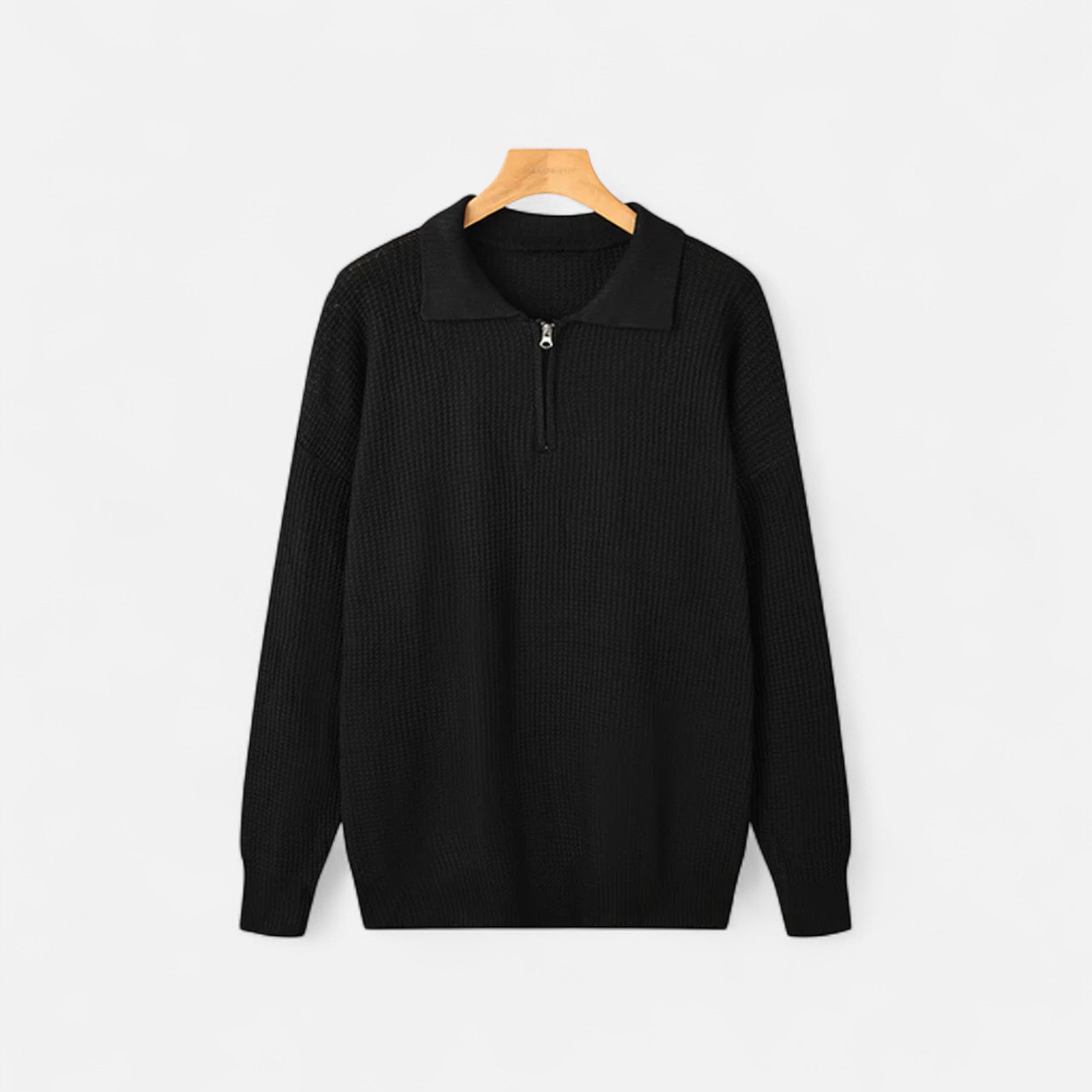 Orvelle Club | Men’s Half-Zip Sweater Mercerised Cotton