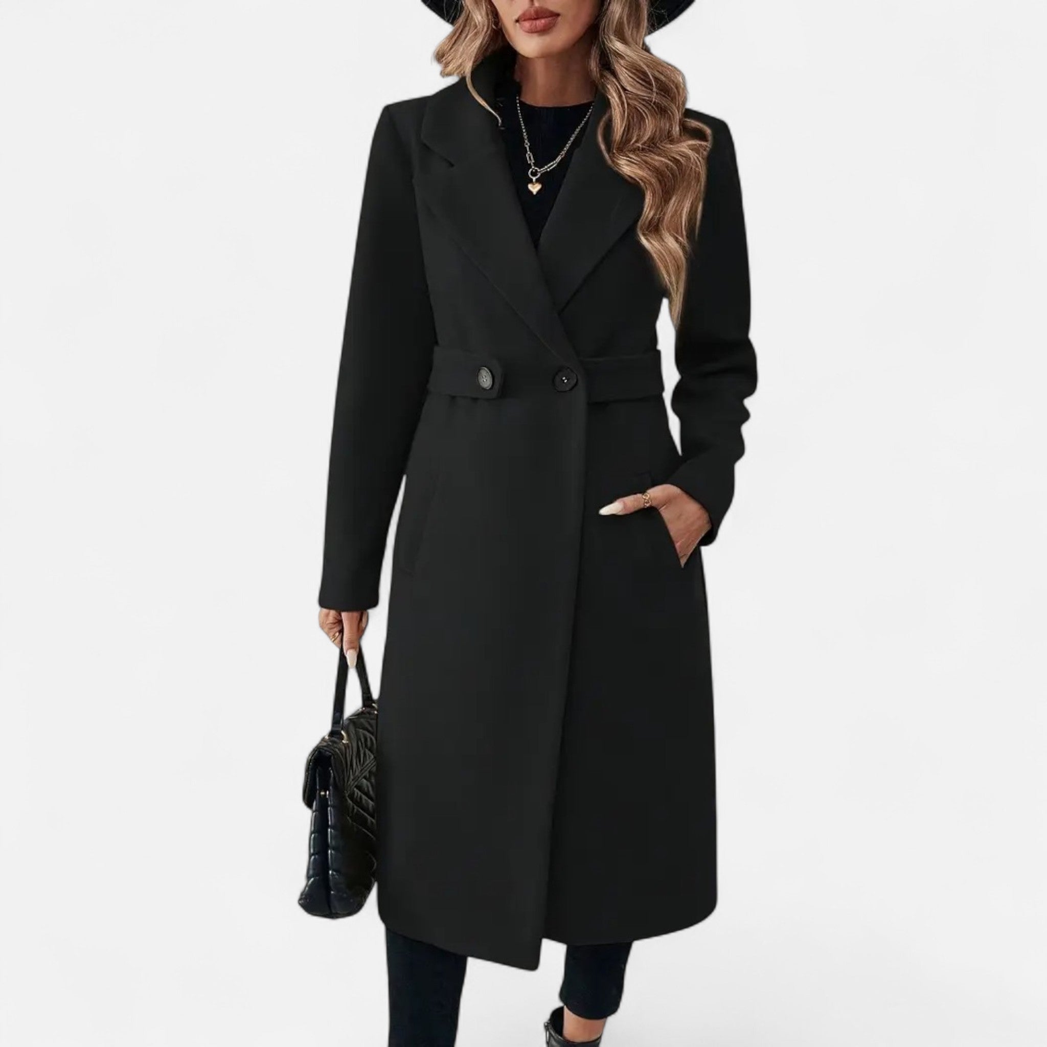Orvelle Club | Women’s Belted Long Autumn Coat