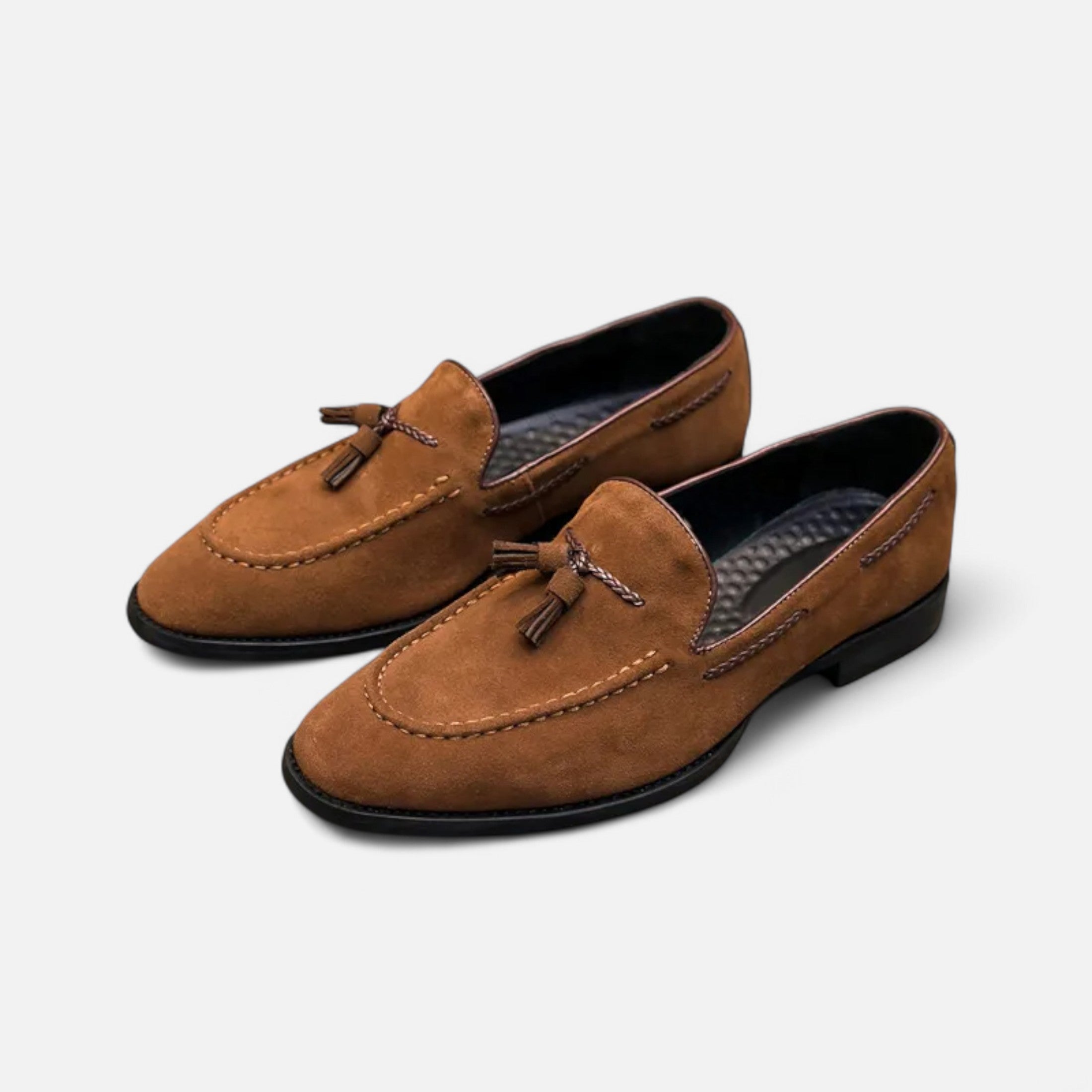 Orvelle Club | Men’s Tassel Loafers Suede Heritage