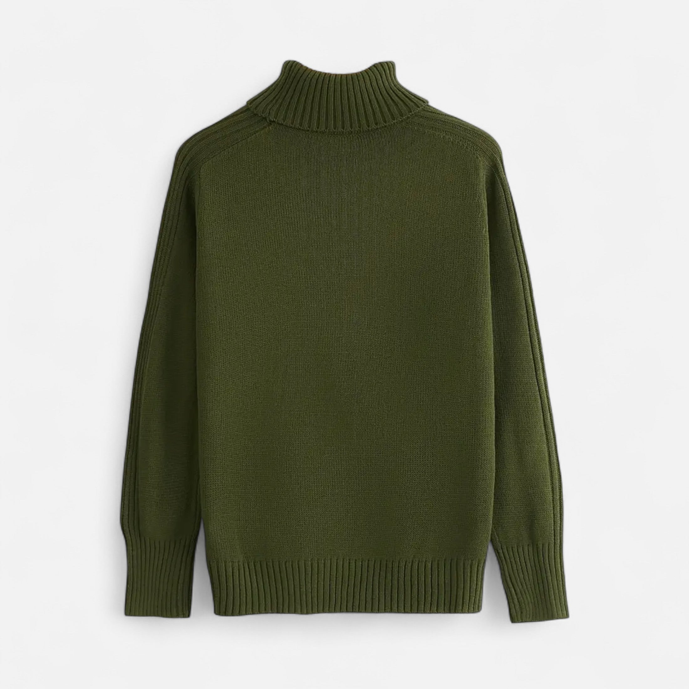 Orvelle Club | Women’s Knit Turtleneck Sweater Solid Colour Style
