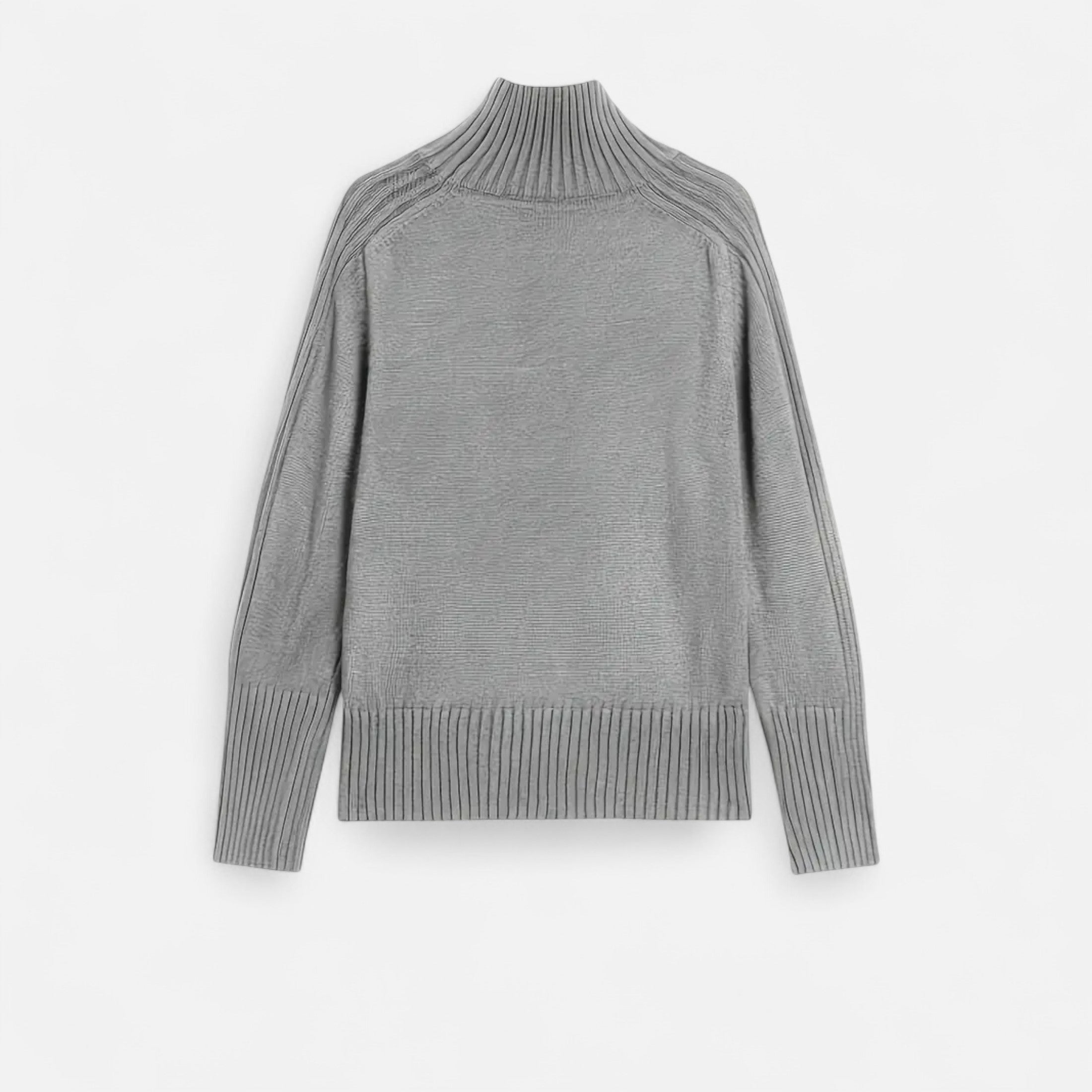 Orvelle Club | Women’s Knit Turtleneck Sweater Solid Colour Style