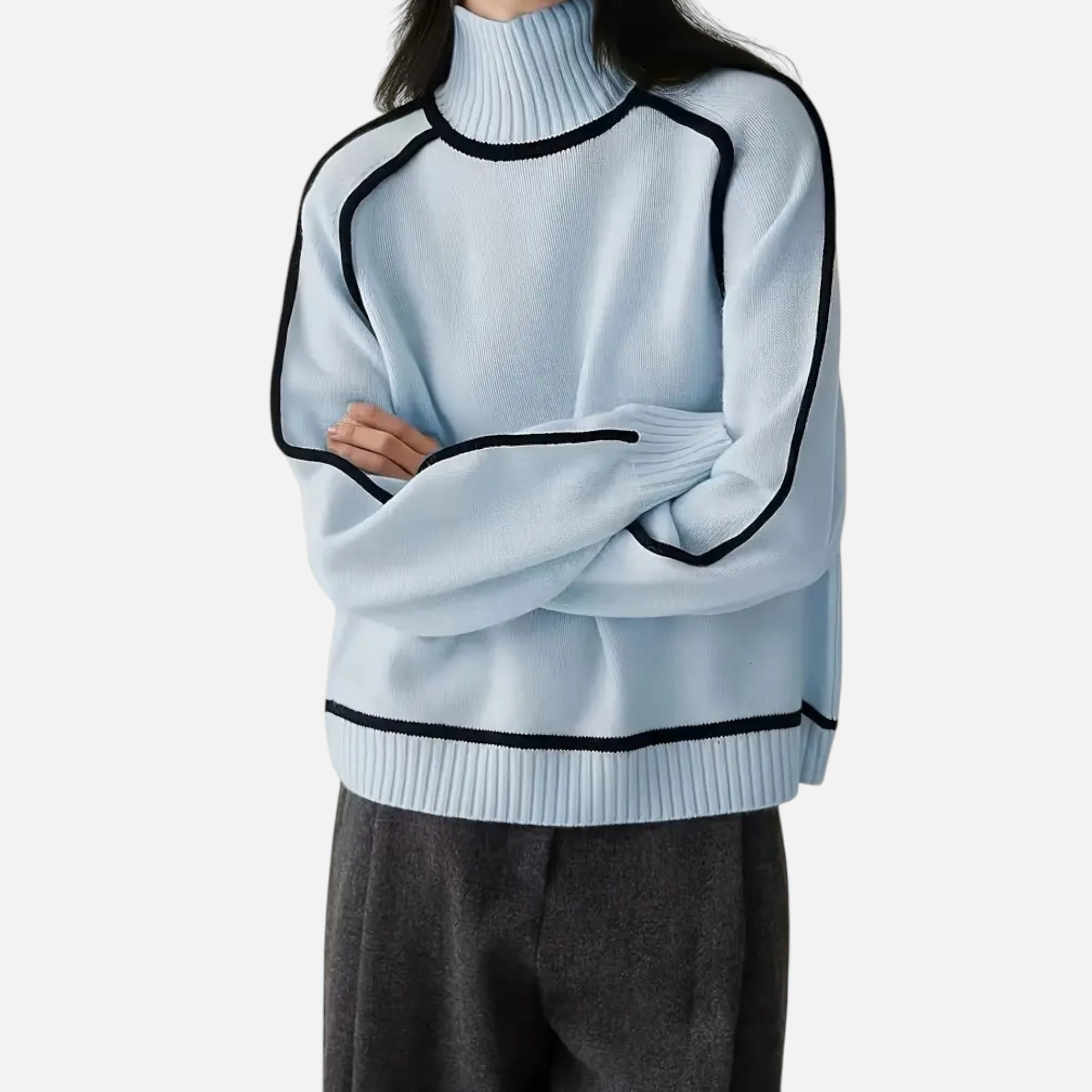 Orvelle Club | Women’s Pullover Knitwear Refined Stripes