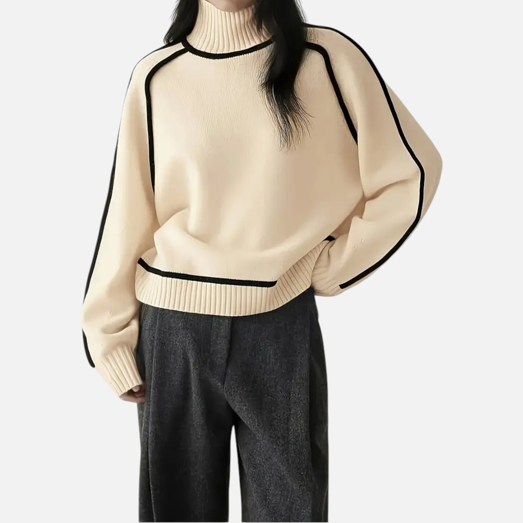 Orvelle Club | Women’s Pullover Knitwear Refined Stripes