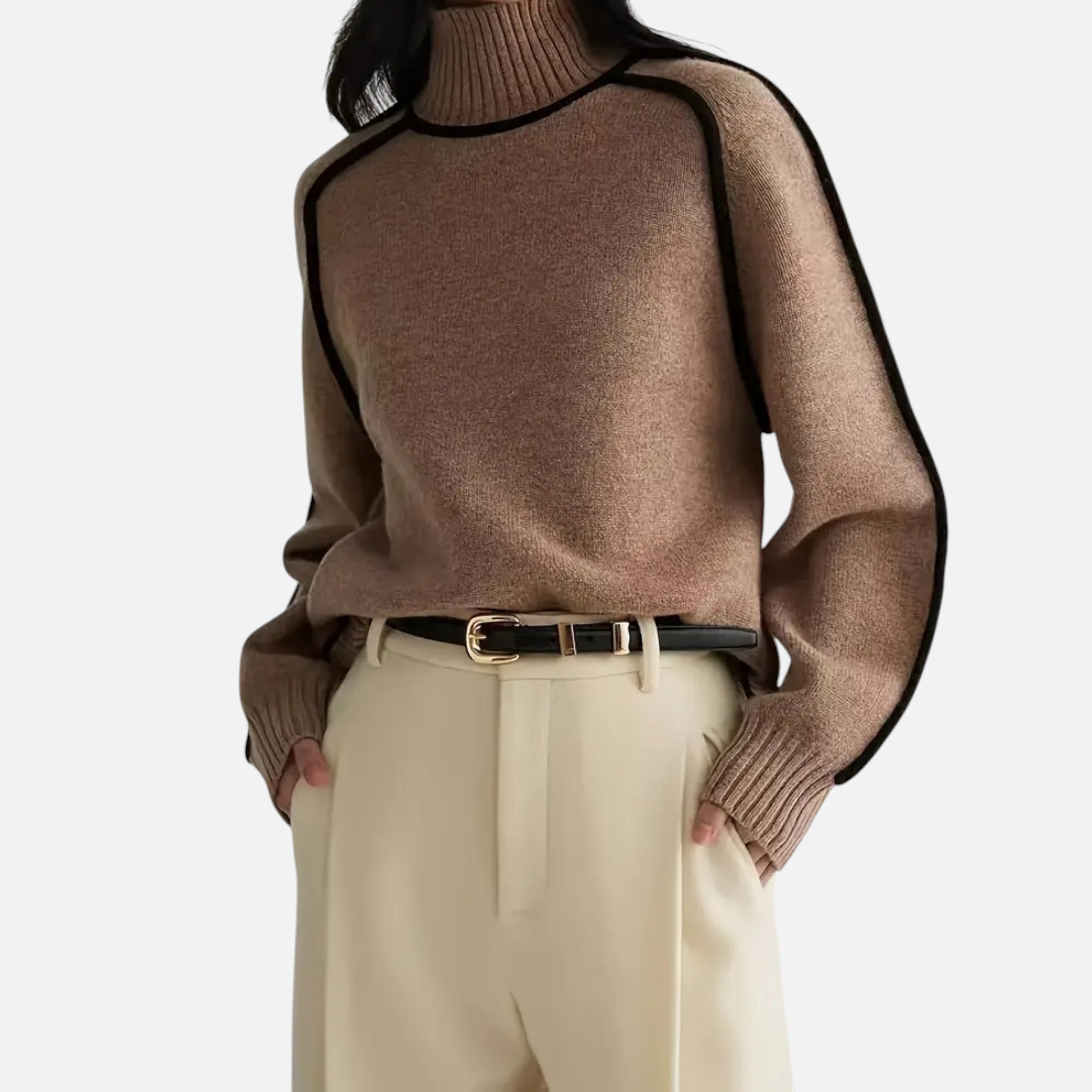 Orvelle Club | Women’s Pullover Knitwear Refined Stripes