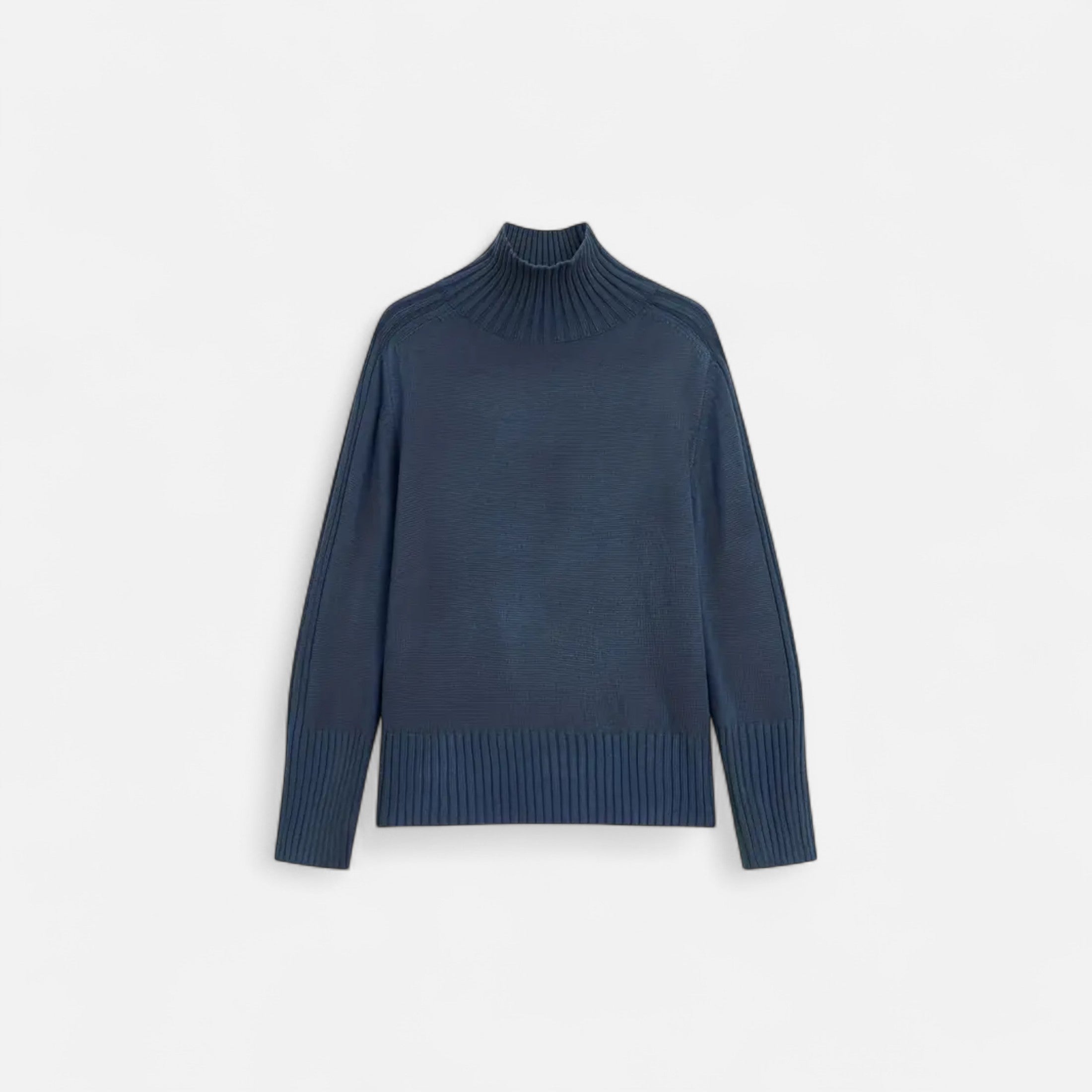 Orvelle Club | Women’s Knit Turtleneck Sweater Solid Colour Style