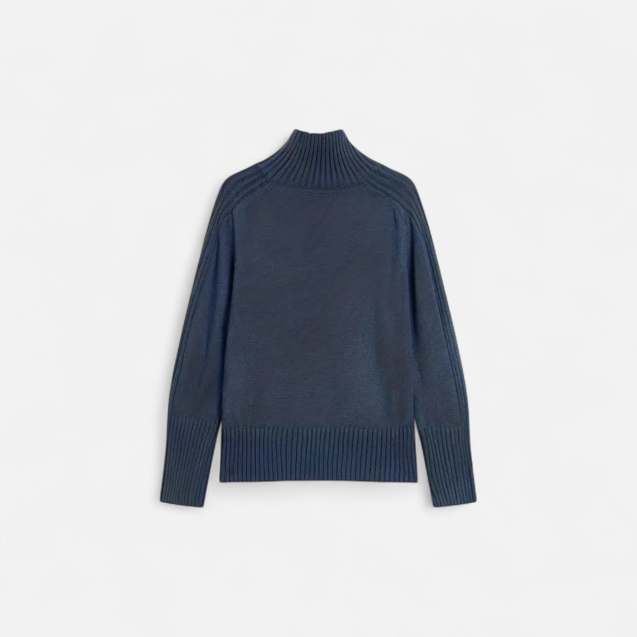 Orvelle Club | Women’s Knit Turtleneck Sweater Solid Colour Style