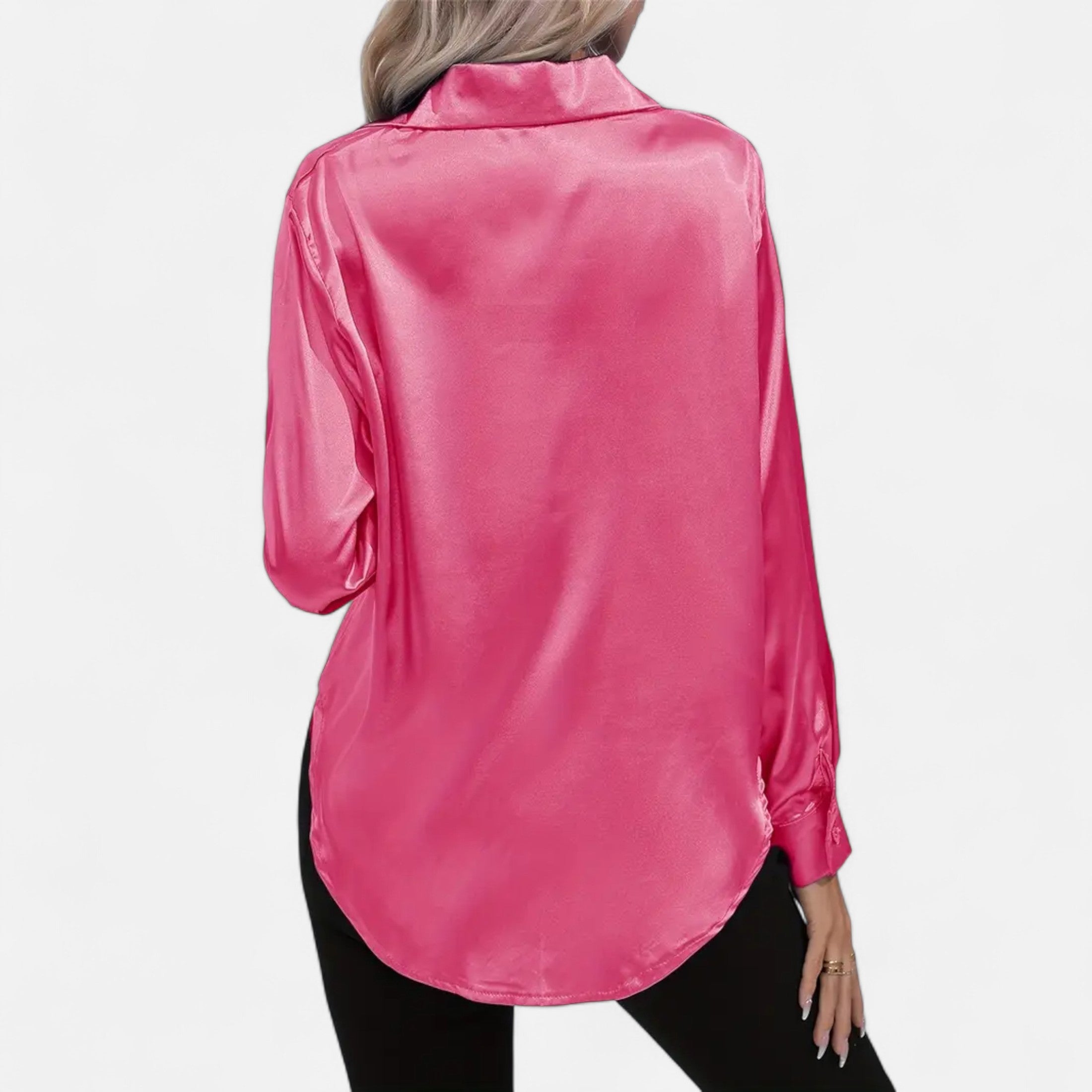 Orvelle Club | Women’s Satin Blouse Glossy Elegance