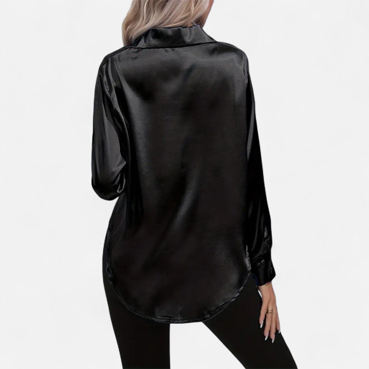 Orvelle Club | Women’s Satin Blouse Glossy Elegance