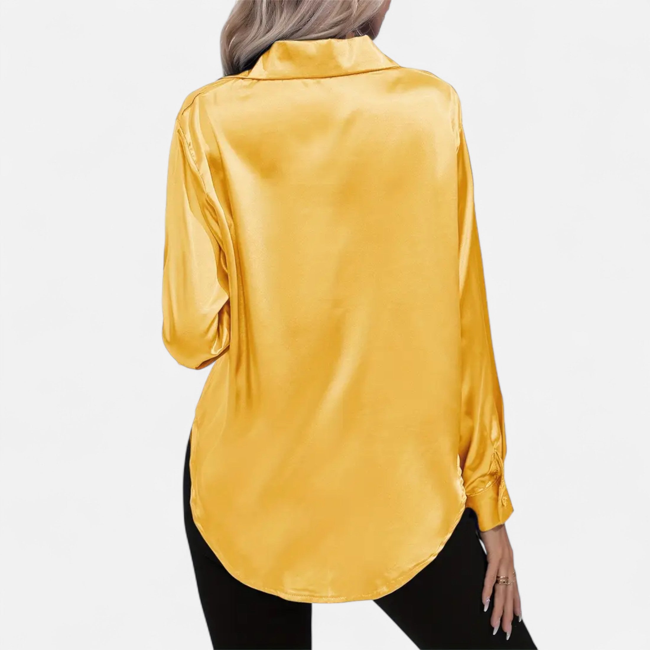 Orvelle Club | Women’s Satin Blouse Glossy Elegance