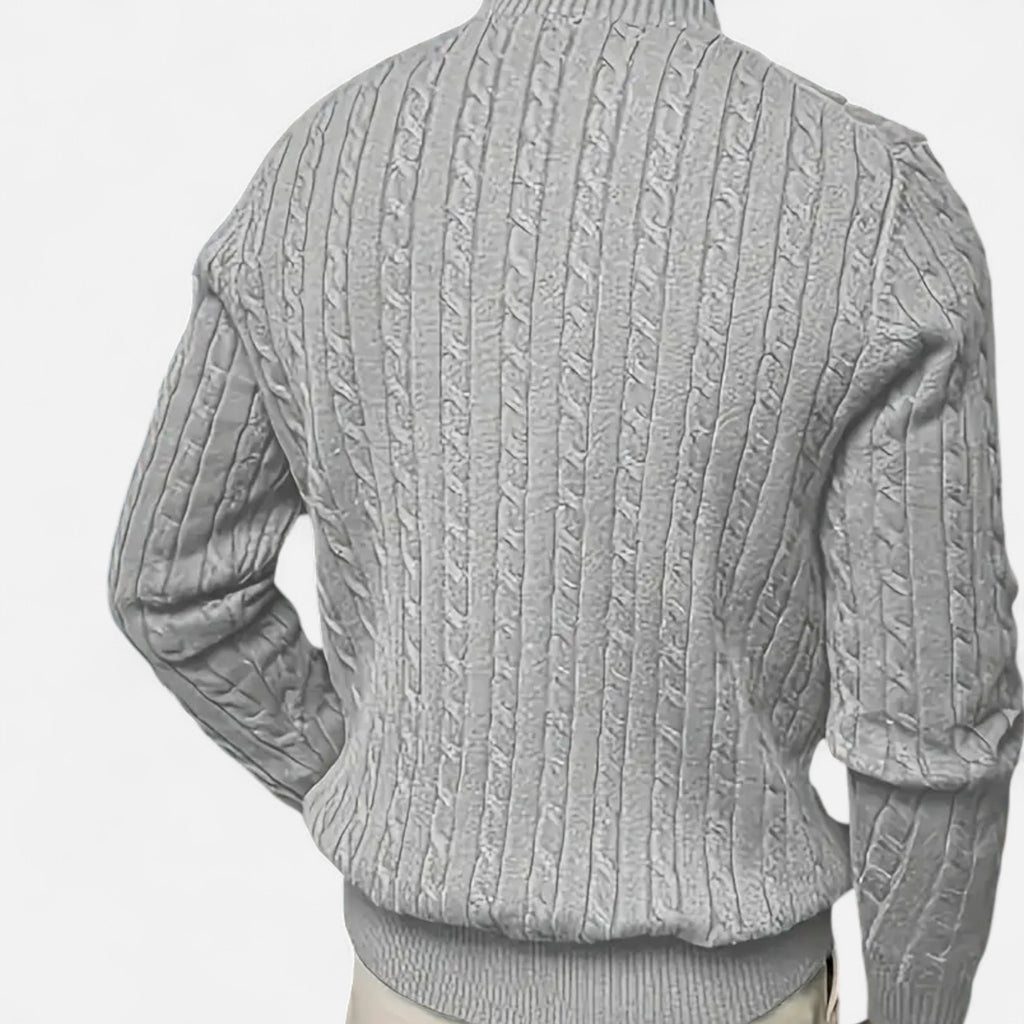 Orvelle Club | Men’s Round Neck Twisted Knit Pullover