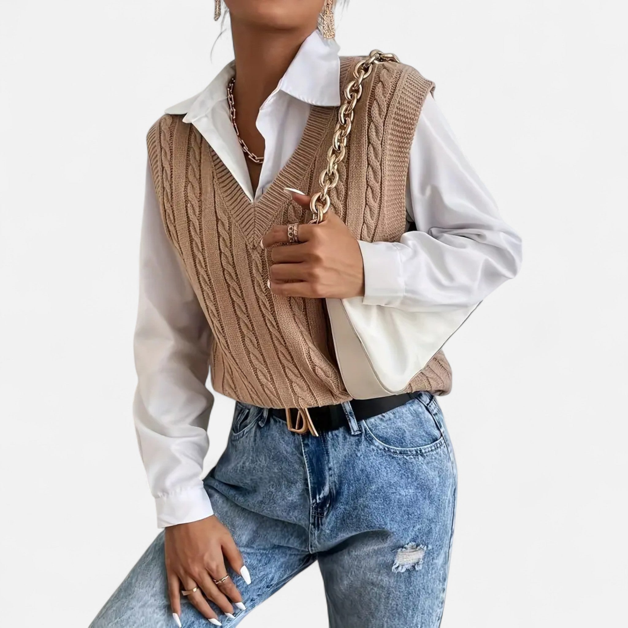 Orvelle Club | Women’s Knitted Sweater Vest