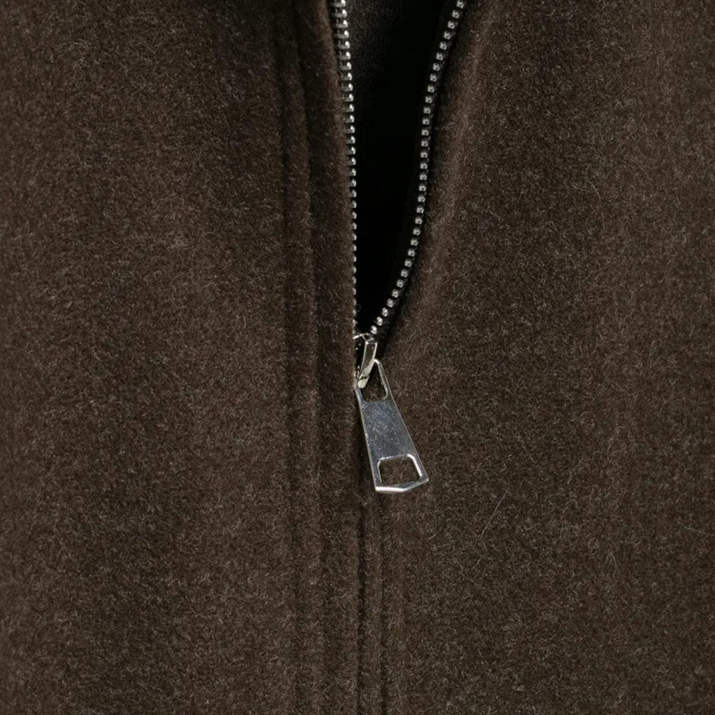 Orvelle Club | Women’s Woolen Lapel Zipper Jacket