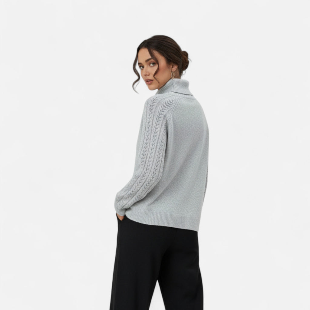 Orvelle Club | Women’s Turtleneck Sweater Refined Classic