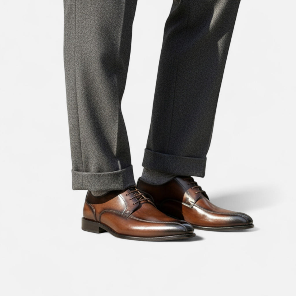 Orvelle Club | Men’s Derby Shoes Square Toe Elegance