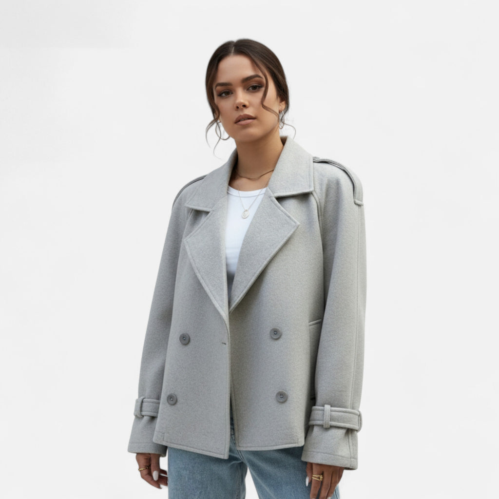 Orvelle Club | Women’s Double-Breasted Tweed Coat