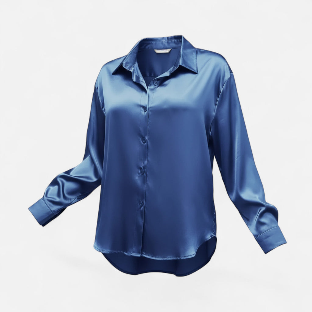 Orvelle Club | Women’s Satin Blouse Glossy Elegance