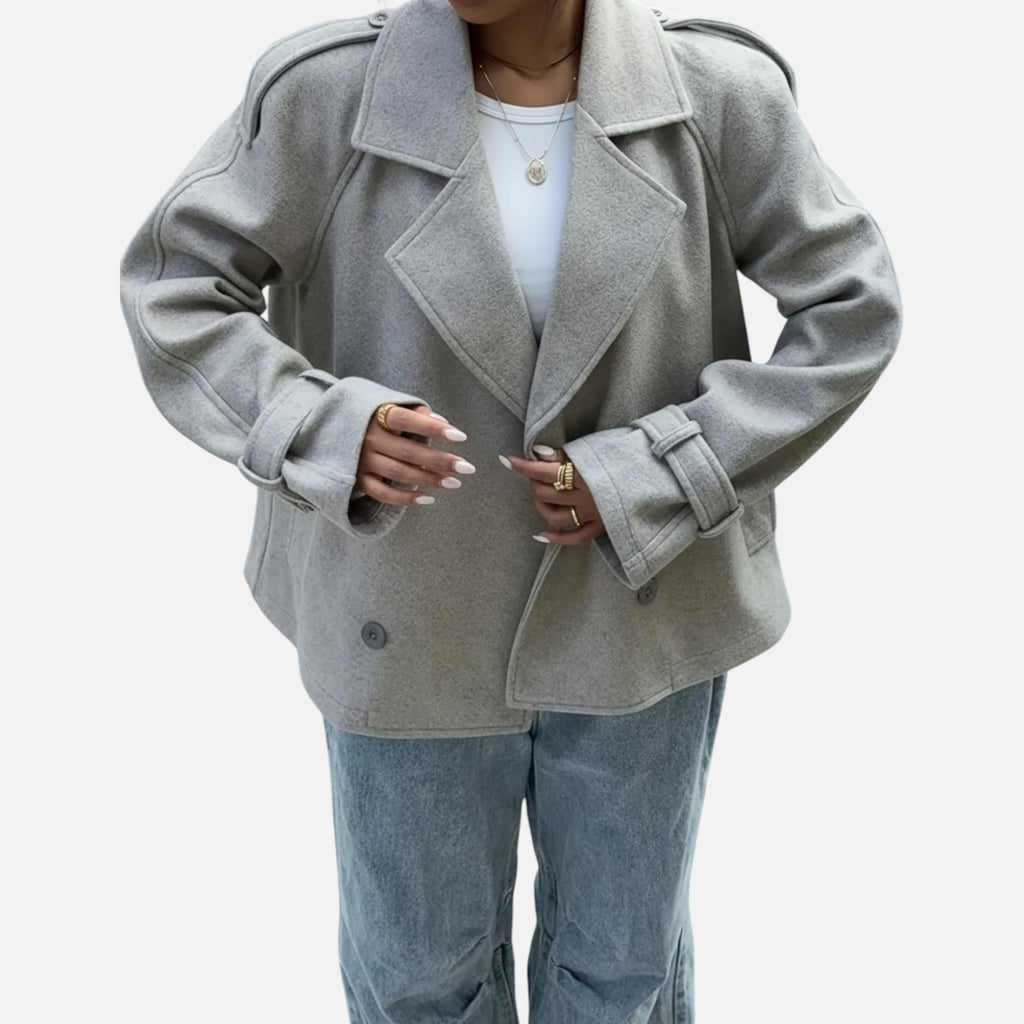 Orvelle Club | Women’s Double-Breasted Tweed Coat