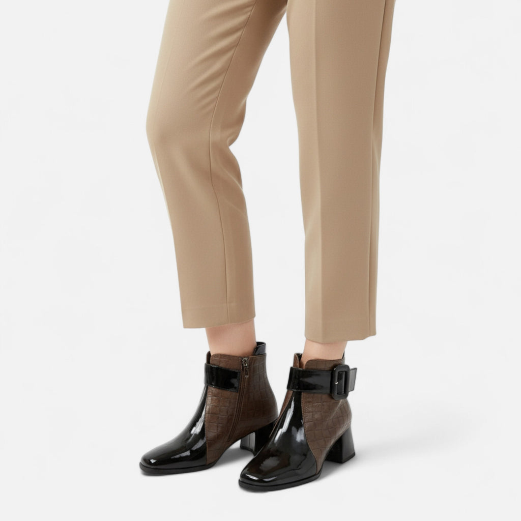 Orvelle Club | Women’s Ankle Boots Buckle Detail