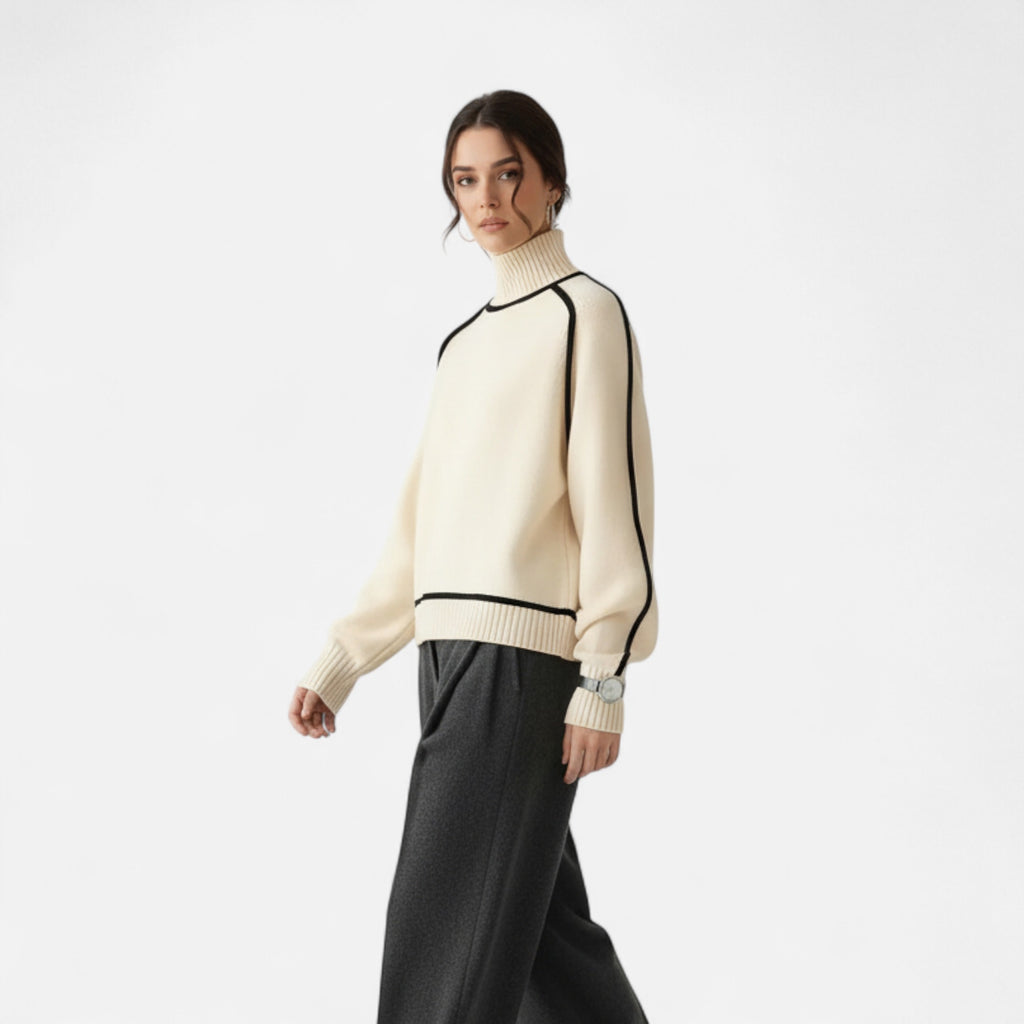 Orvelle Club | Women’s Pullover Knitwear Refined Stripes