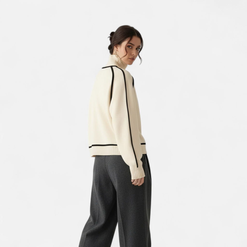 Orvelle Club | Women’s Pullover Knitwear Refined Stripes