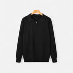 Orvelle Club | Men’s Half-Zip Sweater Mercerised Cotton