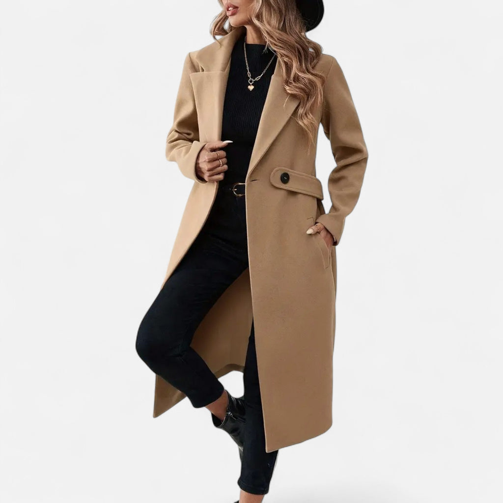 Orvelle Club | Women’s Belted Long Autumn Coat