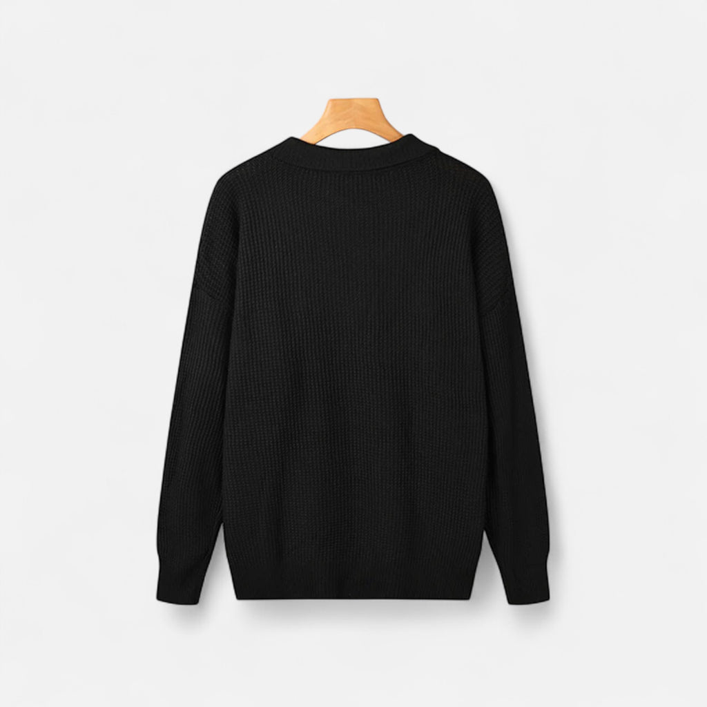 Orvelle Club | Men’s Half-Zip Sweater Mercerised Cotton
