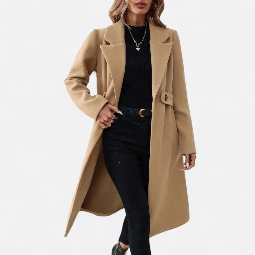 Orvelle Club | Women’s Belted Long Autumn Coat