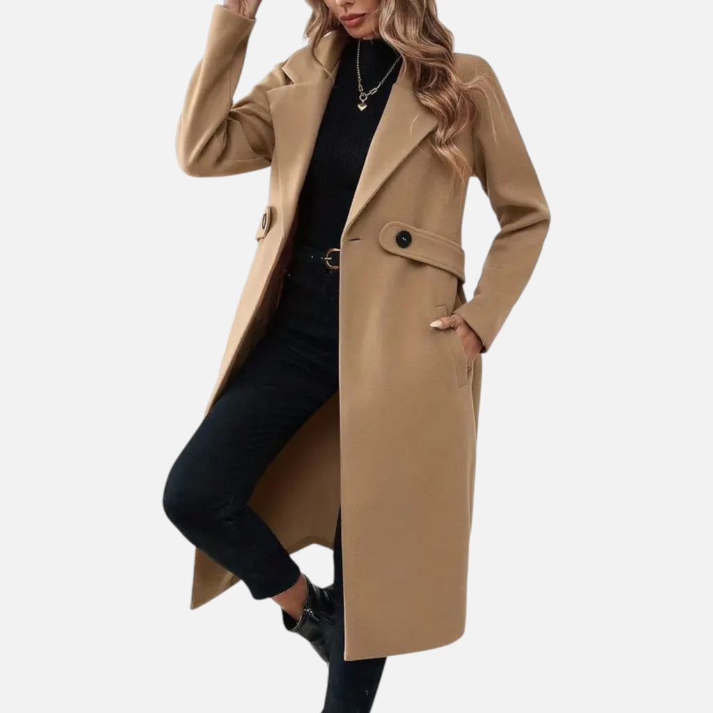 Orvelle Club | Women’s Belted Long Autumn Coat