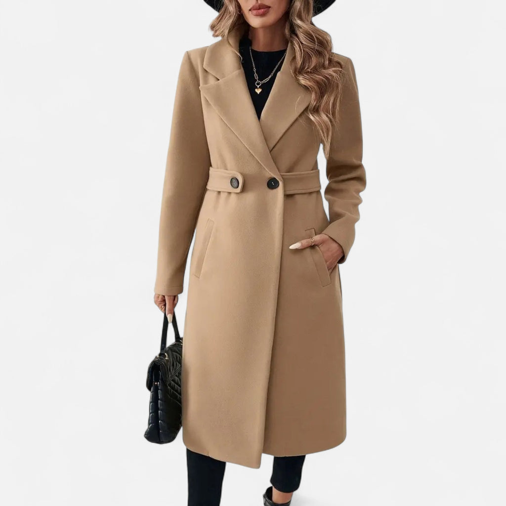 Orvelle Club | Women’s Belted Long Autumn Coat