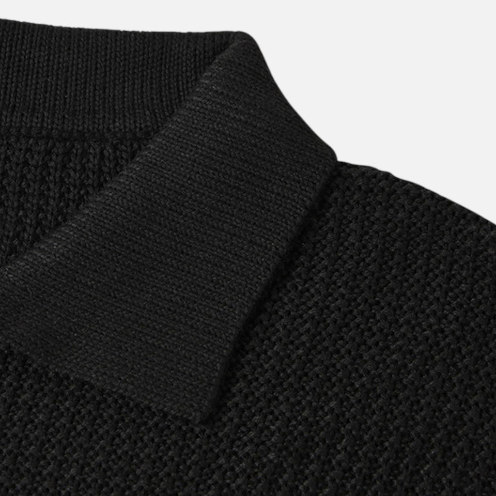Orvelle Club | Men’s Half-Zip Sweater Mercerised Cotton