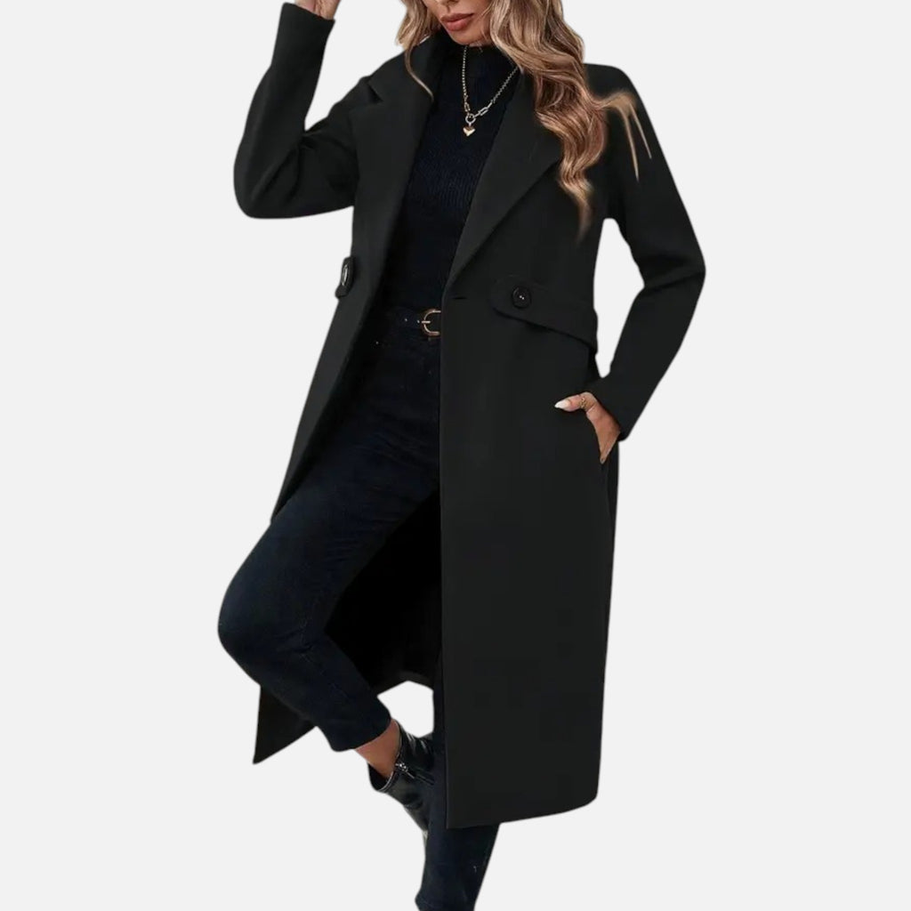 Orvelle Club | Women’s Belted Long Autumn Coat