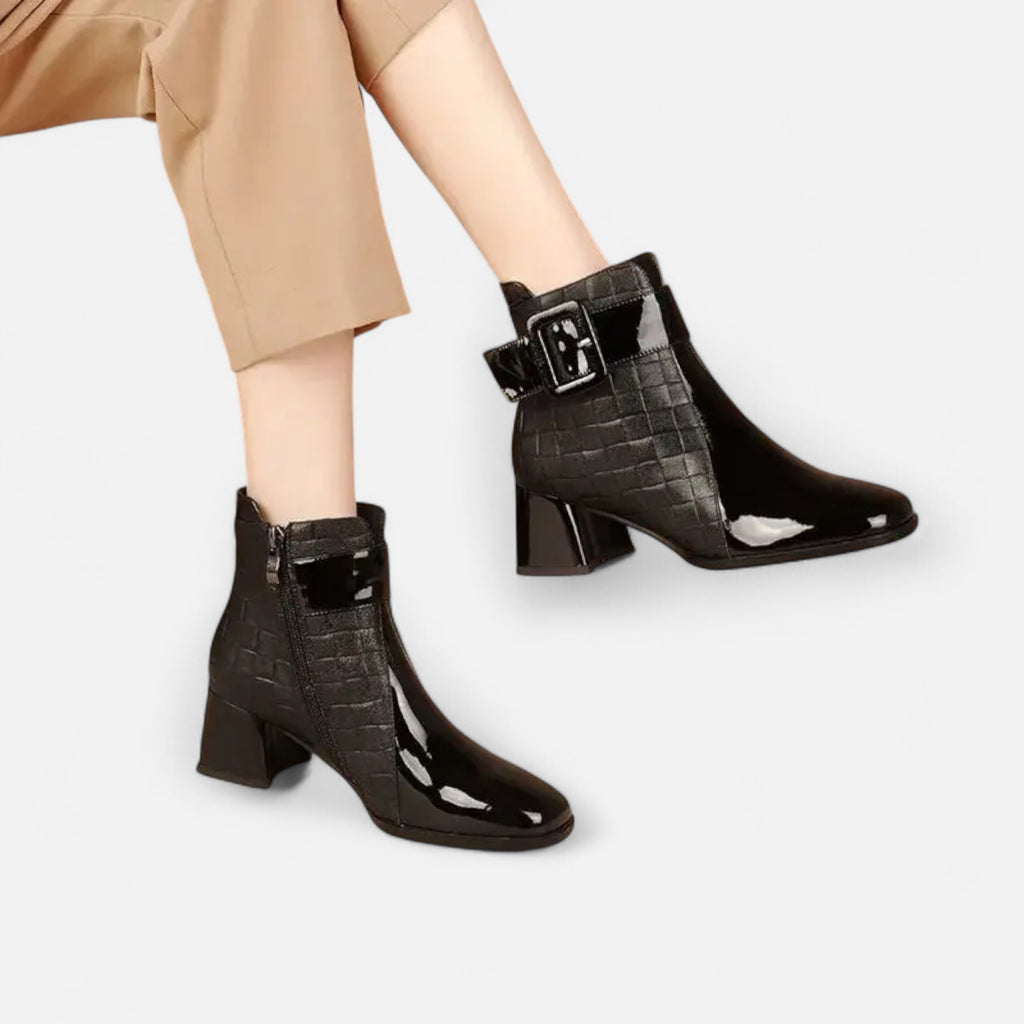 Orvelle Club | Women’s Ankle Boots Buckle Detail