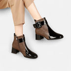 Orvelle Club | Women’s Ankle Boots Buckle Detail