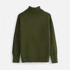 Orvelle Club | Women’s Knit Turtleneck Sweater Solid Colour Style