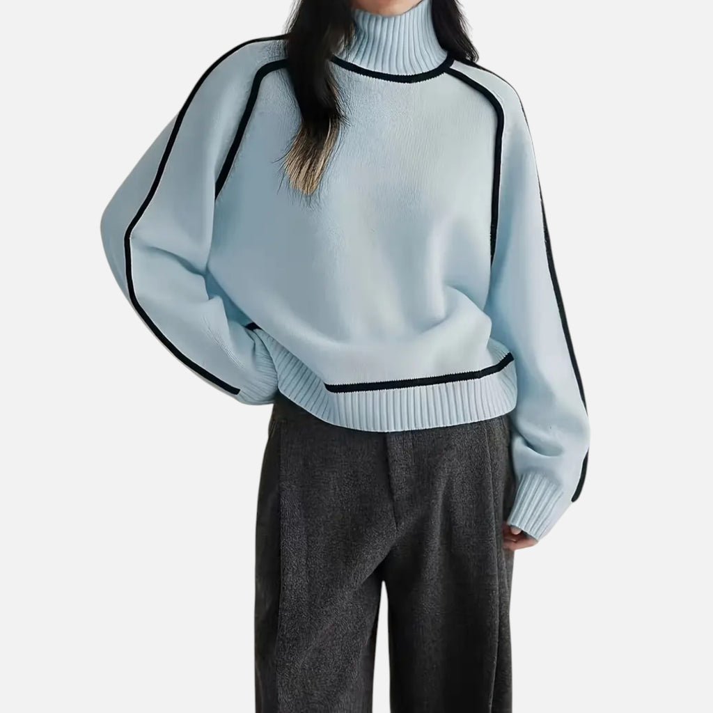 Orvelle Club | Women’s Pullover Knitwear Refined Stripes