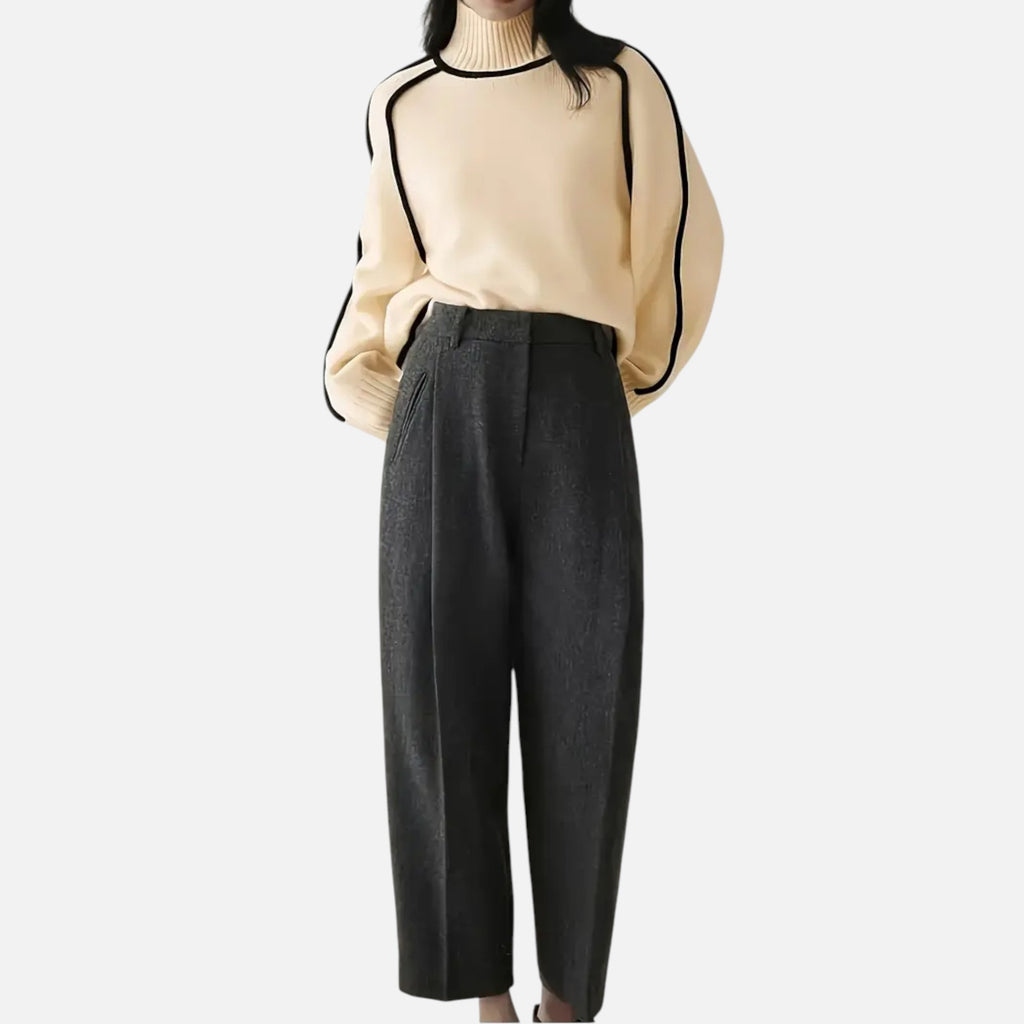 Orvelle Club | Women’s Pullover Knitwear Refined Stripes