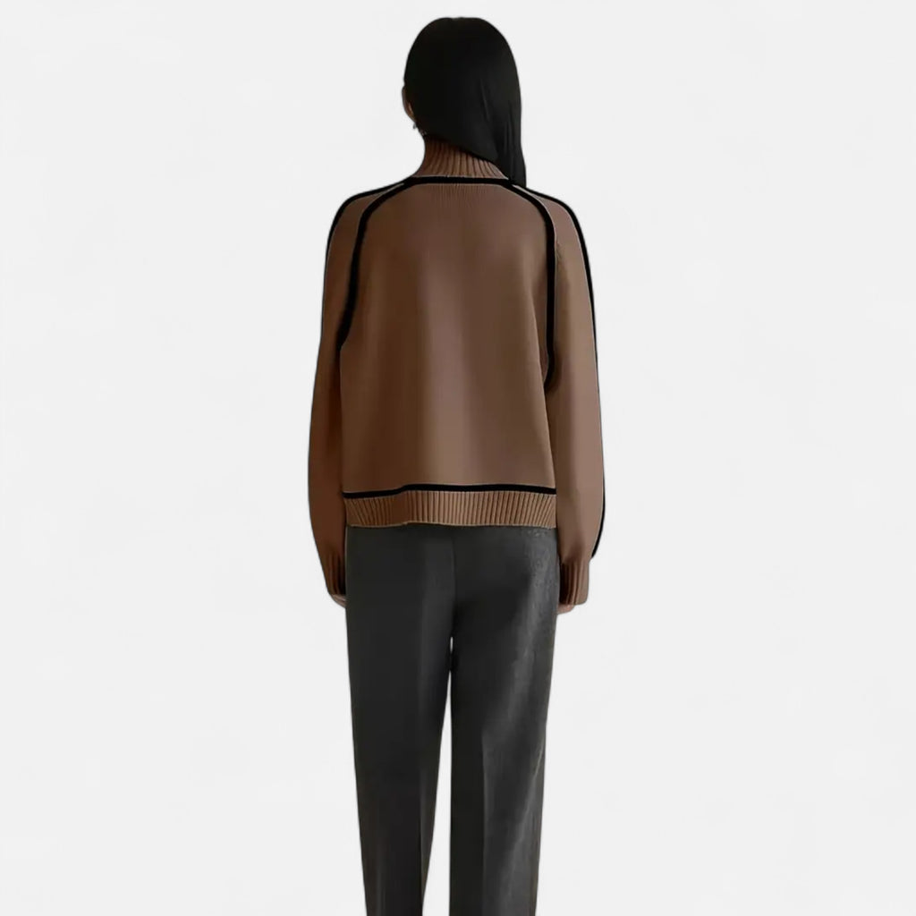 Orvelle Club | Women’s Pullover Knitwear Refined Stripes