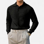 Orvelle Club | Men’s Long Sleeve Knit Polo Sweater Timeless